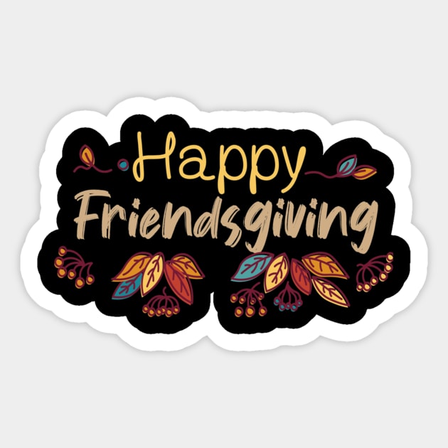 happy friendsgiving gifts Sticker by preston marvel